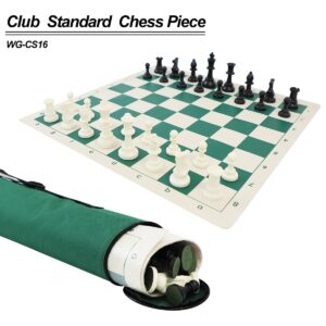 Tournament Chess Set - Green