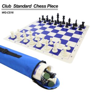 Tournament Chess Set - Blue